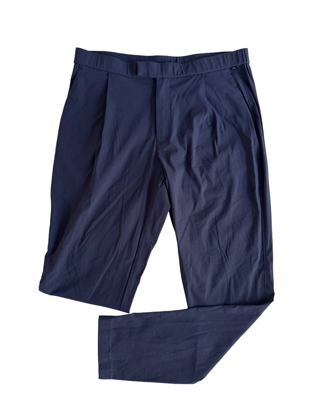 TRACKSMITH Men's Rapid Transit Pants Wool Blend Navy Blue Running Activewear L